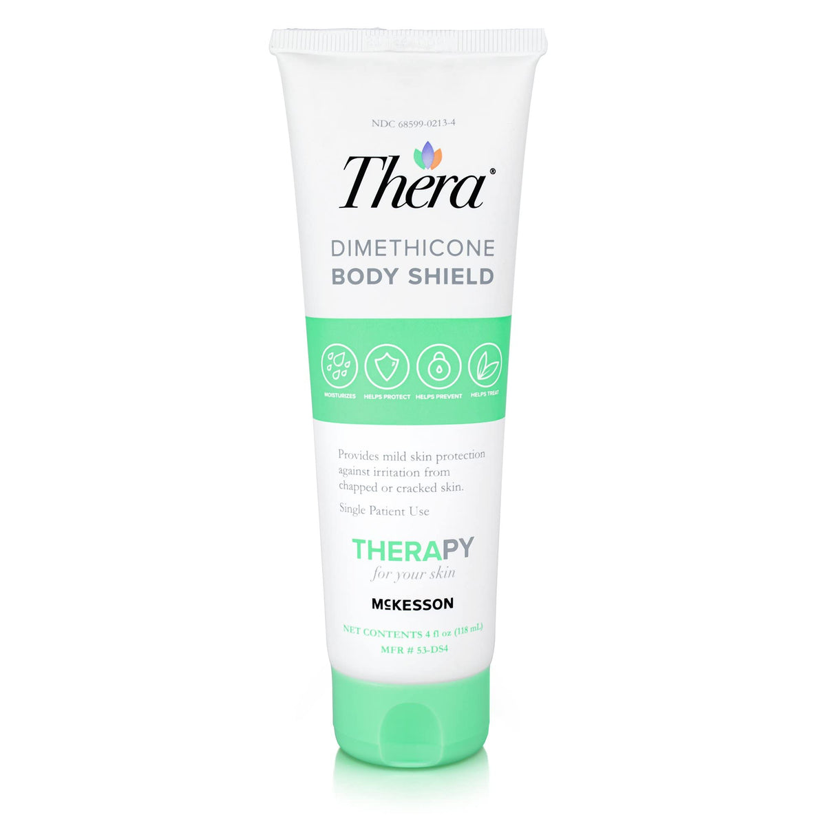 Thera cream front packaging showing 4 oz jar and clear protection benefit
