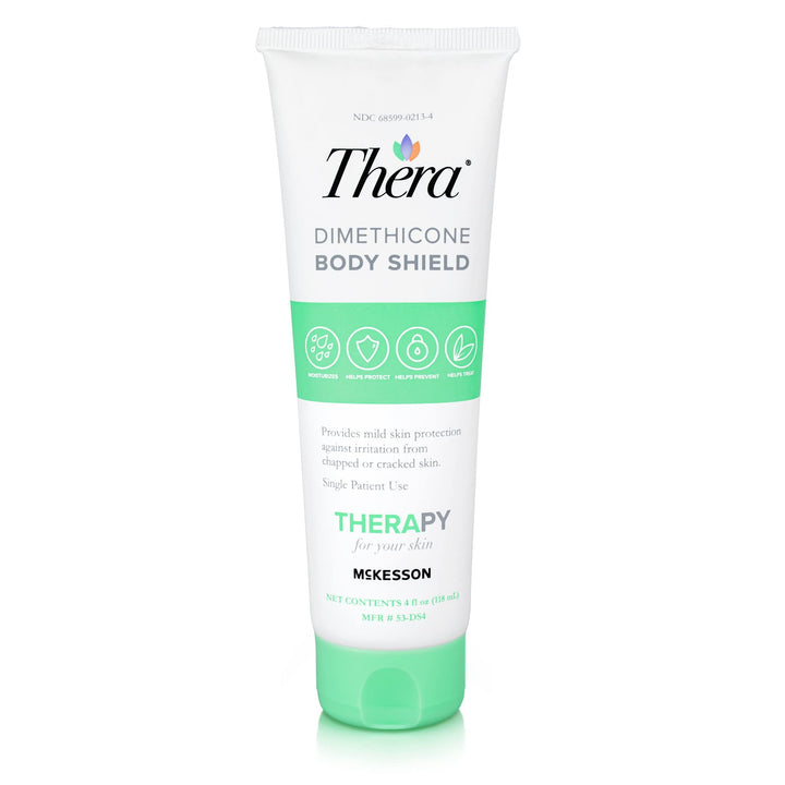 Thera cream front packaging showing 4 oz jar and clear protection benefit