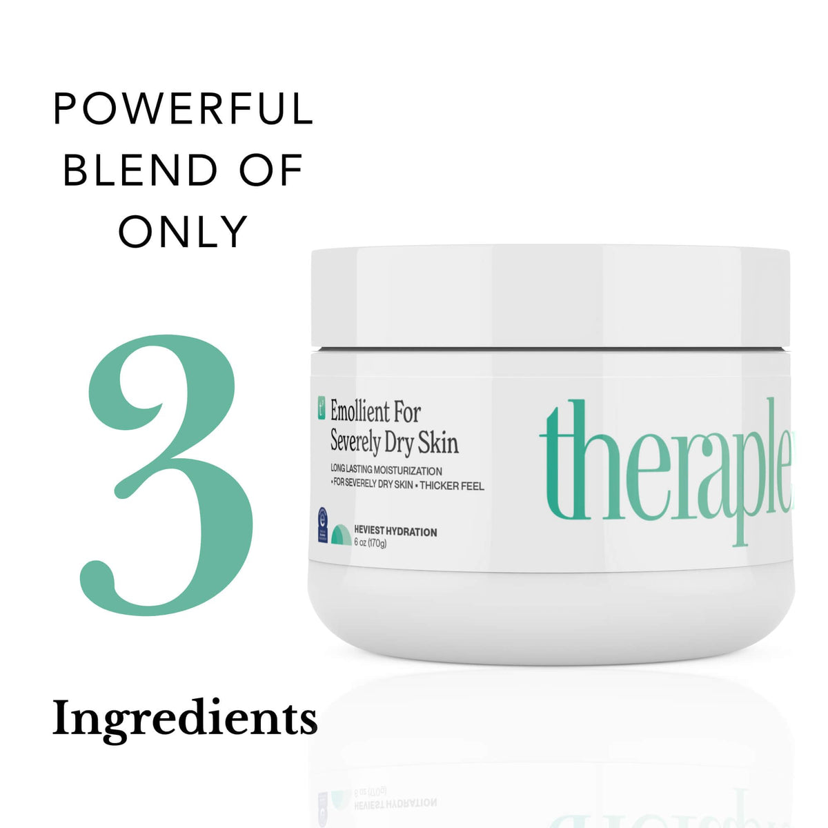 theraplex application on hands demonstrating lasting hydration benefit