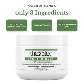 Theraplex before and after skin image showing improved surface moisturization
