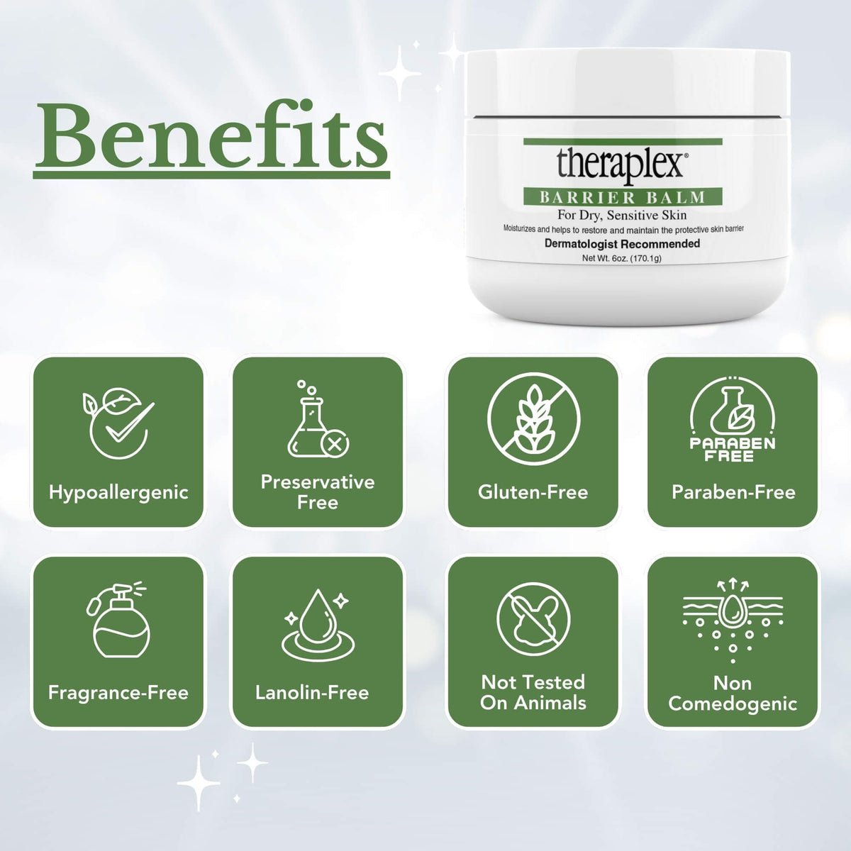 Theraplex used on elbow and knee area illustrating targeted dry skin care