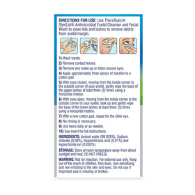 TheraTears SteriLid on bathroom counter illustrating everyday eye care