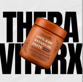 TheravitaRx applied during scalp massage to boost hair strength