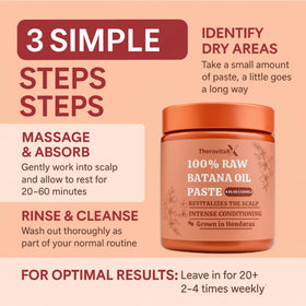 TheravitaRx bottle in bathroom routine promoting deep conditioning