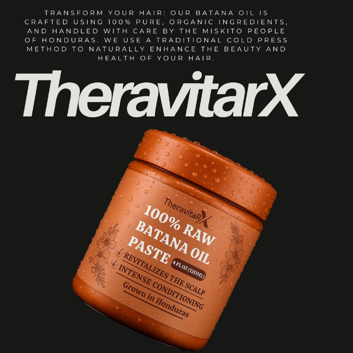 TheravitaRx 4oz bottle in hand for size and portability benefit