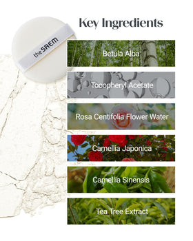 THESAEM compact beside coin showing size and portability benefit