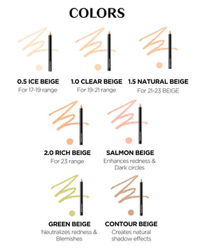 THESAEM creamy stroke on skin demonstrating smooth blendability and coverage