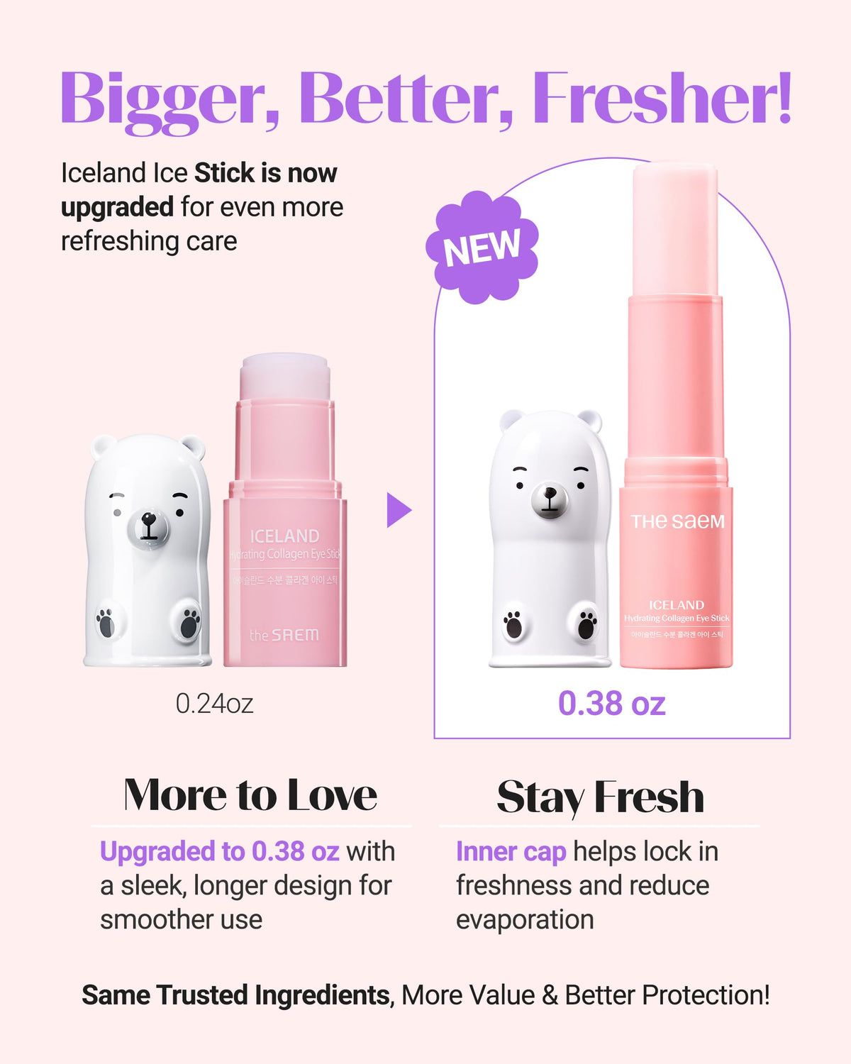 THESAEM collagen stick ingredient close-up highlighting collagen complex benefits