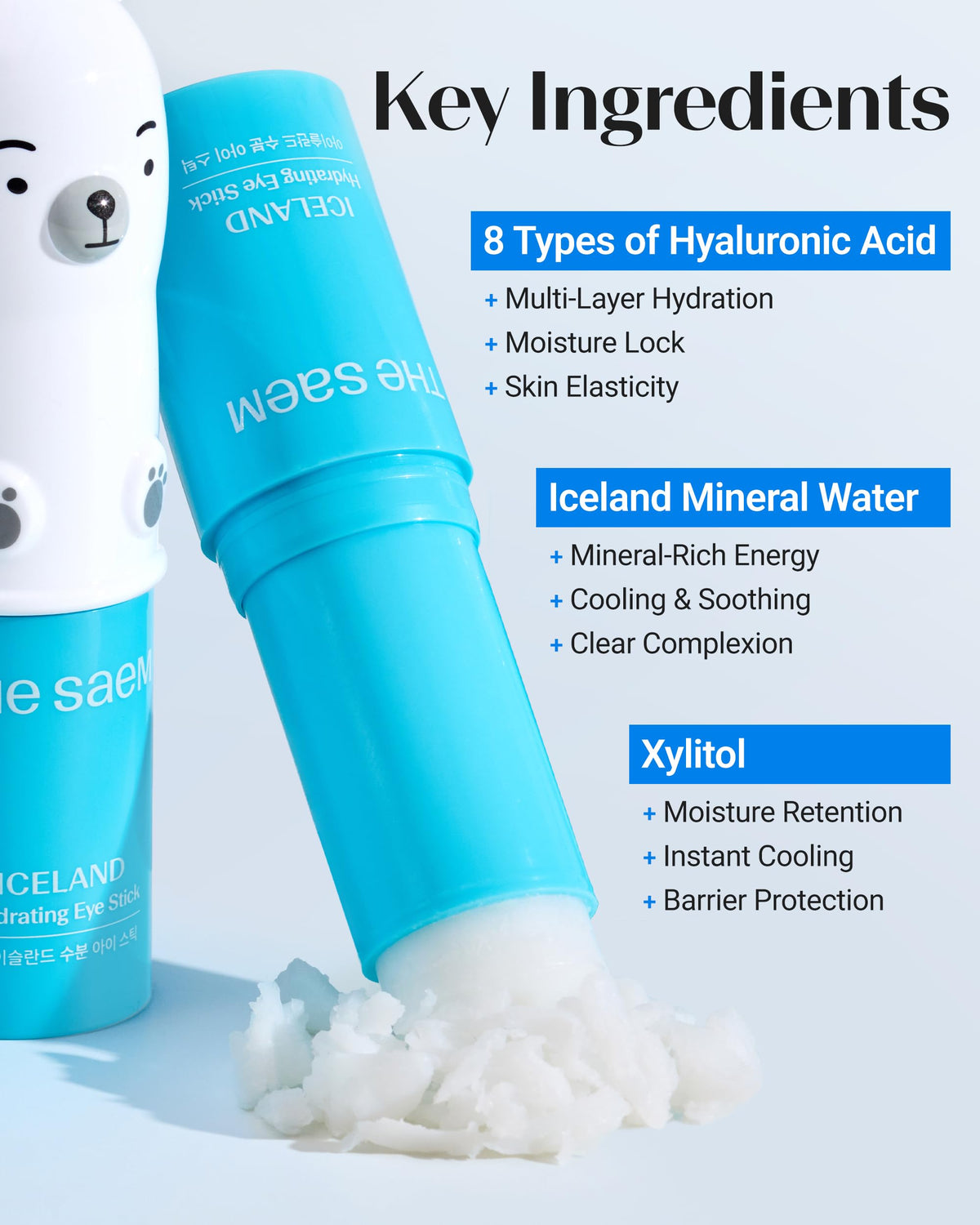 THESAEM size comparison in hand demonstrating 0.38 oz value