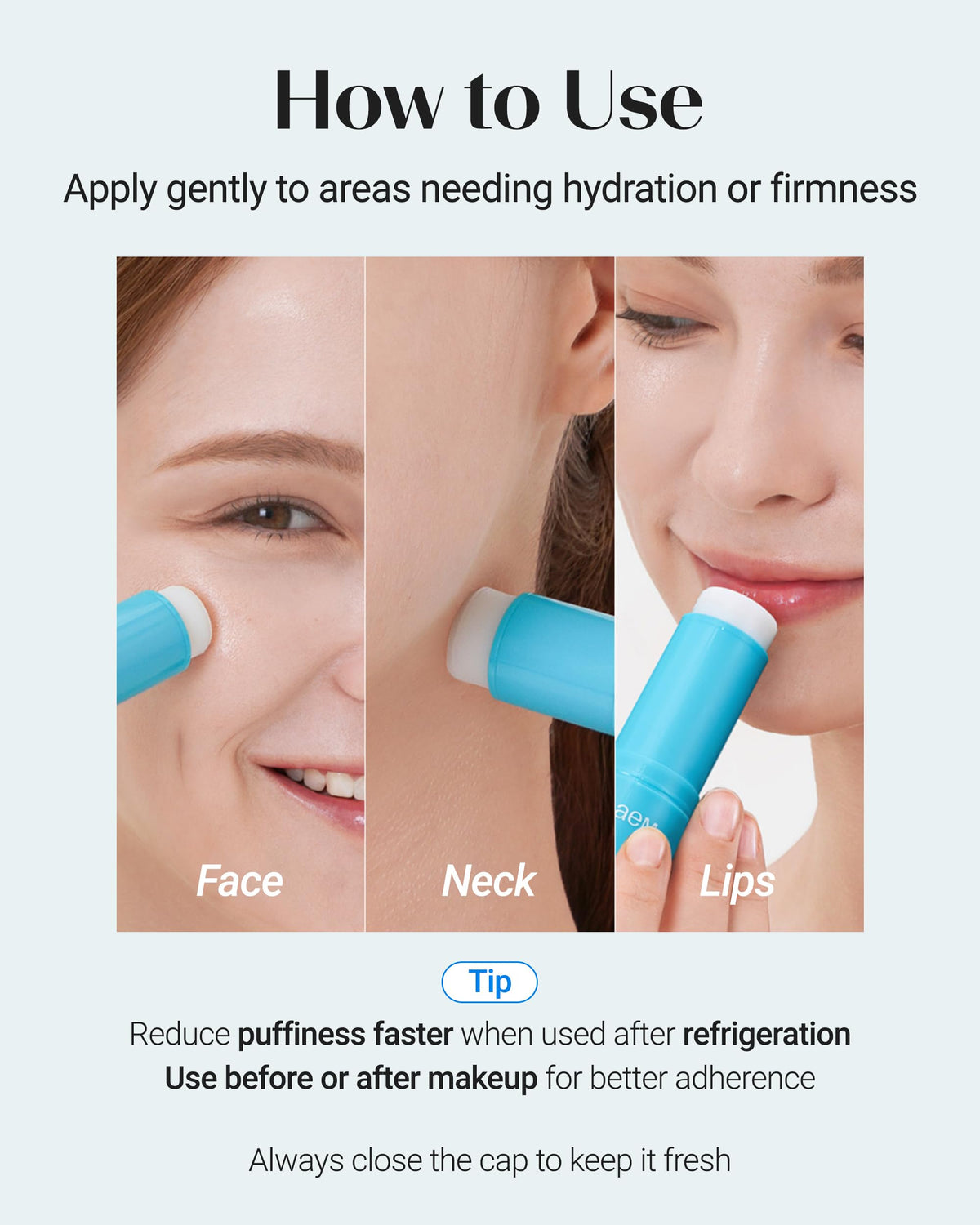 THESAEM glacier water and botanicals highlighting soothing ingredients