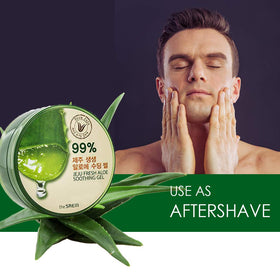 THESAEM label detail featuring Jeju aloe ingredient transparency benefit