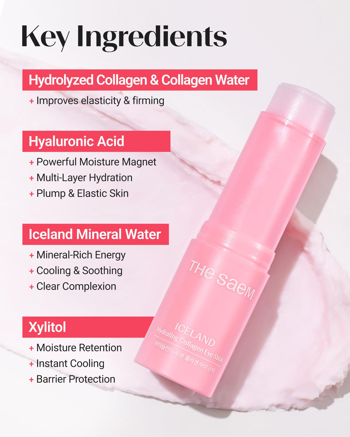THESAEM open cap revealing protective seal to prevent evaporation and preserve freshness
