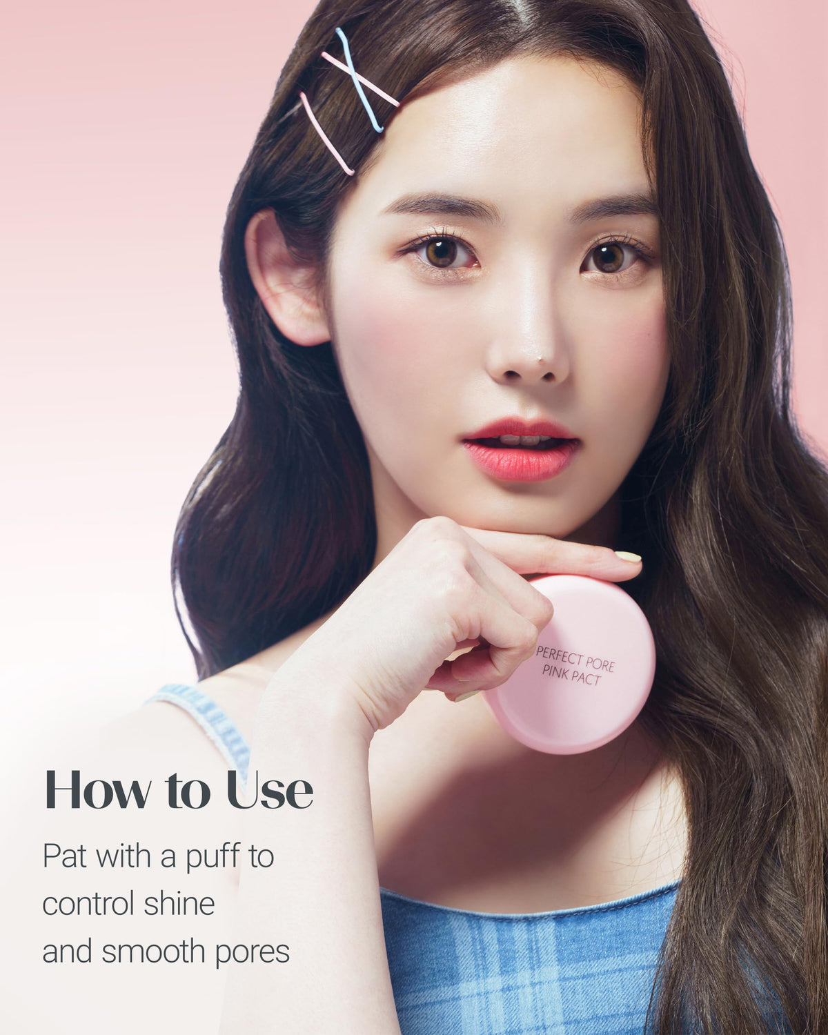 THESAEM compact next to coin showing 12g scale and portable size