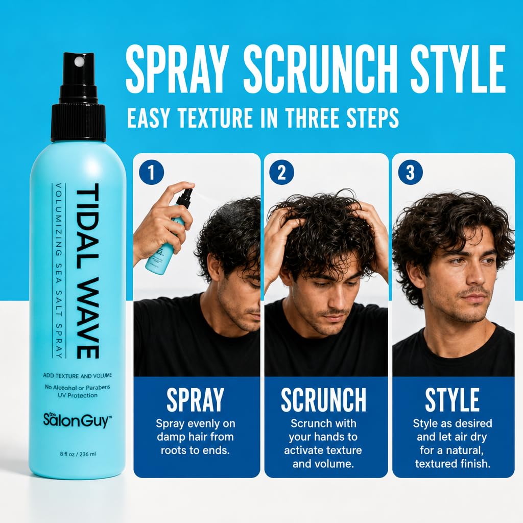 THESALONGUY applied to fine hair giving lightweight lift and volume