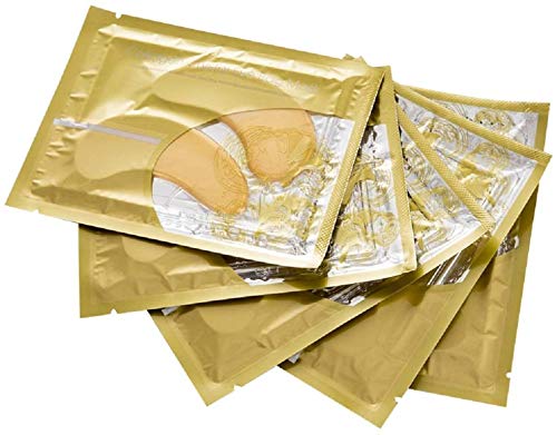 Theshiry close-up of eye patch texture highlights collagen gel benefits