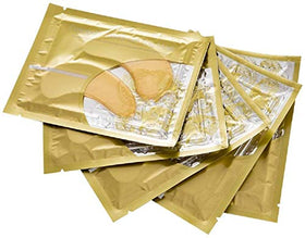 Theshiry close-up of eye patch texture highlights collagen gel benefits