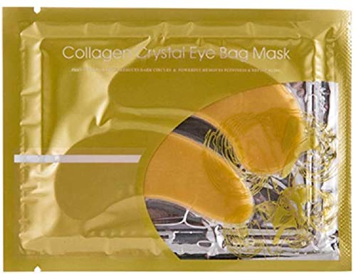Theshiry close-up of lip mask shows smooth gold gel for hydration