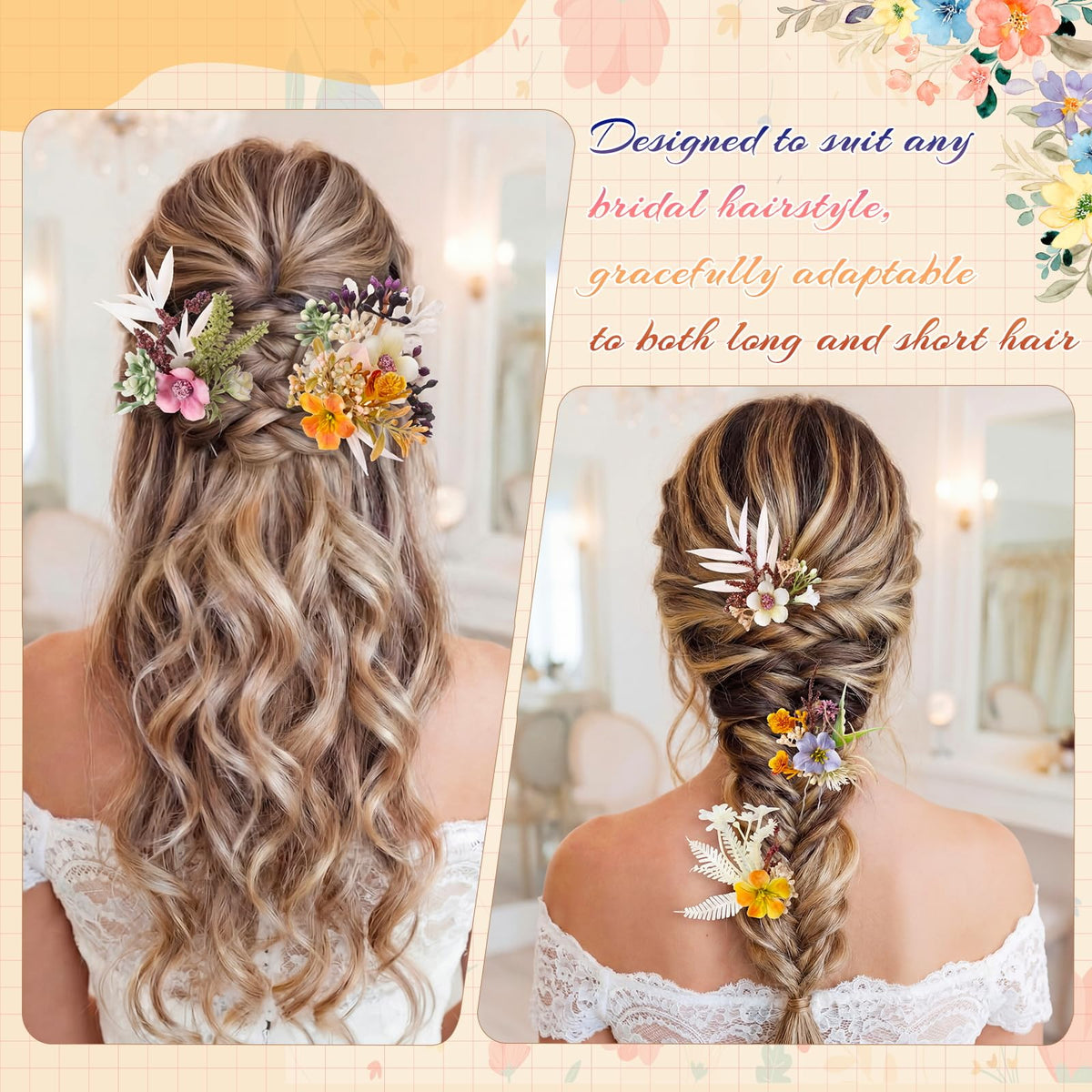 Thiccywoov flower clip in ponytail, visual accent for everyday hair