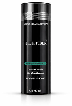 THICK FIBER front label showing product name and size for easy identification