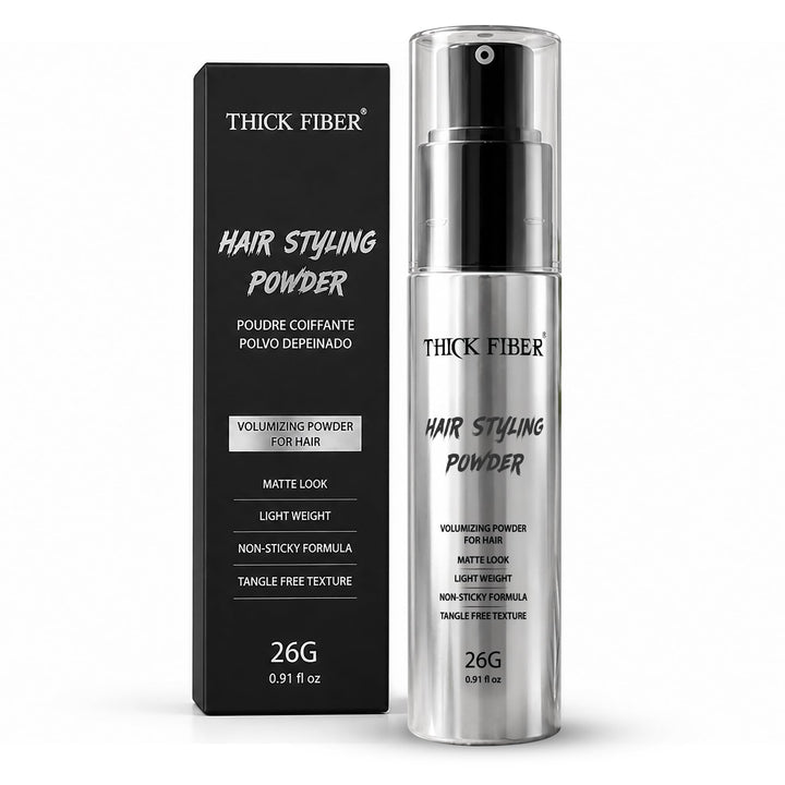 Thick Fiber front packaging showing compact 26g bottle and benefits