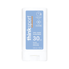 THINK Thinksport stick front packaging showing compact design and SPF 30 protection
