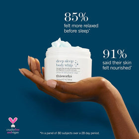 THISWORKS application on arm showing spreadability and immediate skin softening