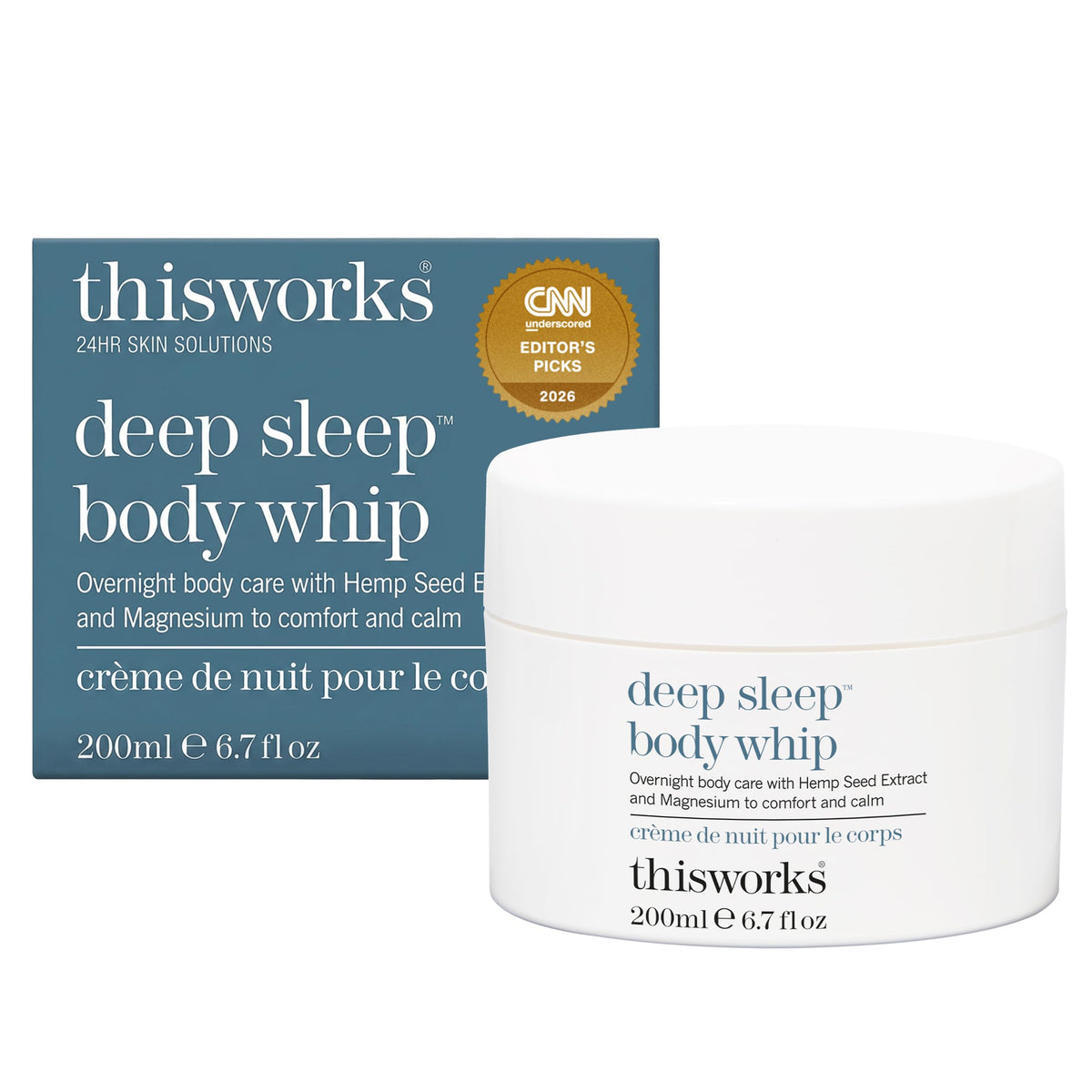 THISWORKS front jar showing label and compact 200ml size for clear product ID