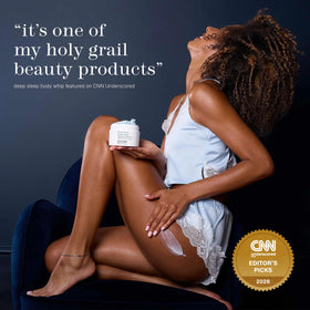 THISWORKS ingredients display with shea butter and magnesium highlighting nourishing benefits