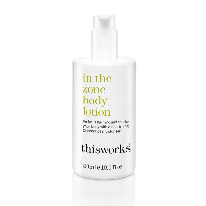 THISWORKS front packaging showing bottle and clear branding for easy identification