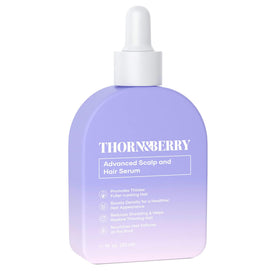 THORN & BERRY front bottle view showing clear label and clean design benefit