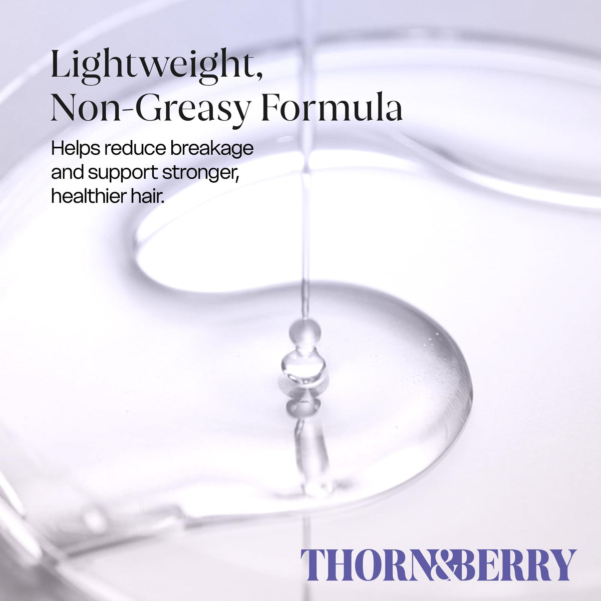 THORN & BERRY lifestyle shot on bathroom counter showing daily routine benefit