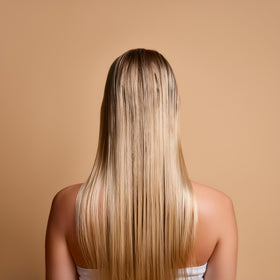 THORN & BERRY applied to wig and braids showing gentle care for extensions