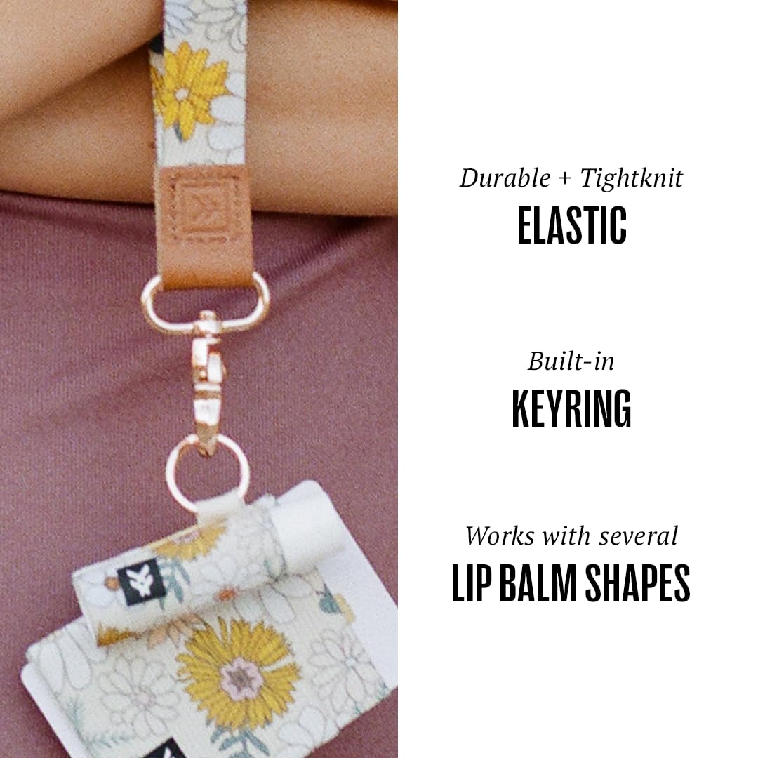 Thread Wallets Blossom elastic close-up displaying stretch and secure grip benefit