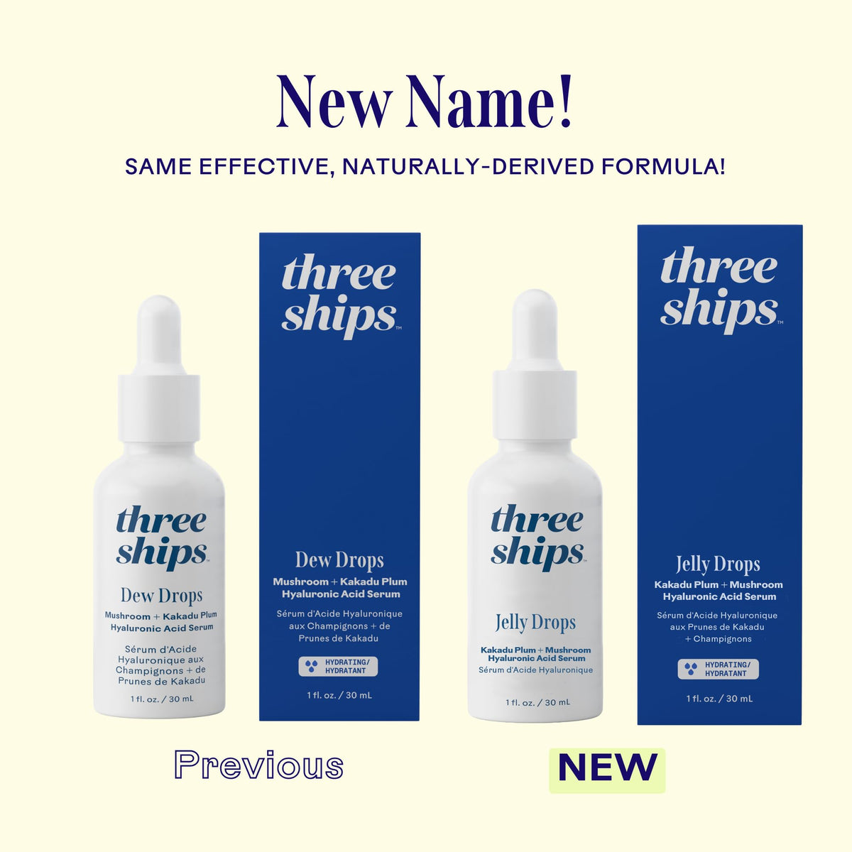 Three Ships layered with moisturizer illustrating serum as a smoothing primer benefit