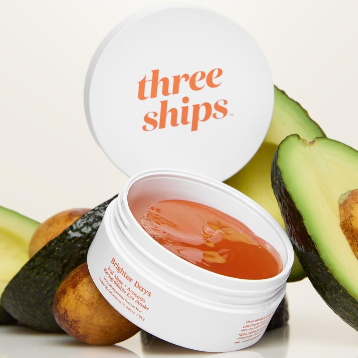 Three Ships used patch dissolving in hot water, biodegradable disposal advantage