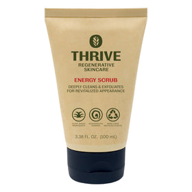 Thrive Natural Care front tube view showing label and calming design