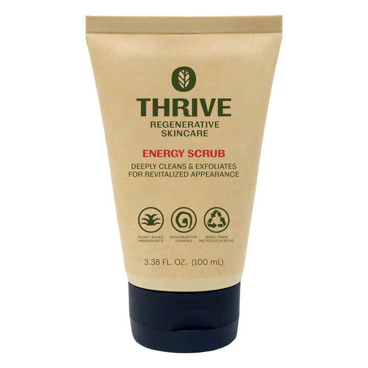Thrive Natural Care front tube view showing label and calming design