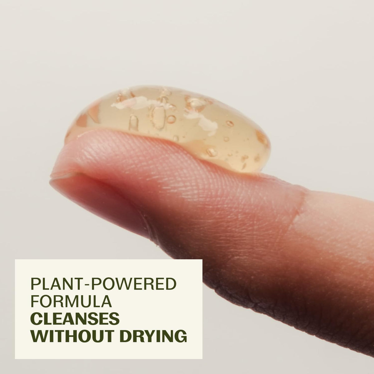 Thrive Natural Care gel texture close-up illustrating smooth hydration
