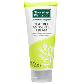 Thursday Plantation front tube view showing label and size, clear product identity and convenience