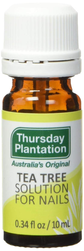 Thursday Plantation front bottle showing label and 10 ml size for easy storage