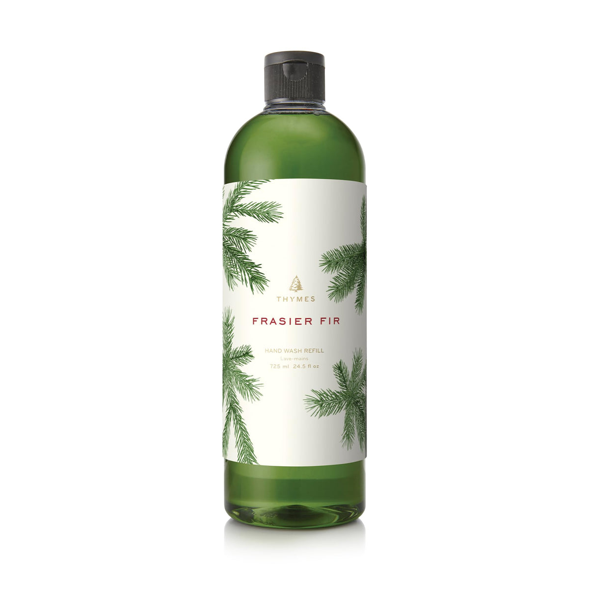 Thymes front packaging of 24.5 fl oz refill showing product identity and value