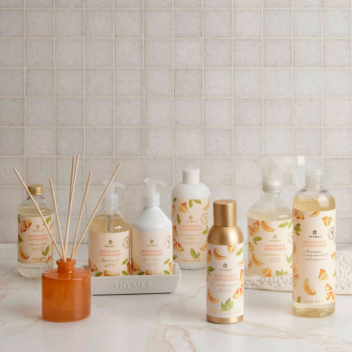 Thymes creamy lather texture close-up showing gentle hydrating foam