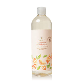 Thymes front packaging showing refill bottle and fresh citrus scent benefit