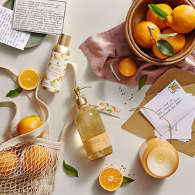 Thymes back label showing product details and clear usage information for confident purchase