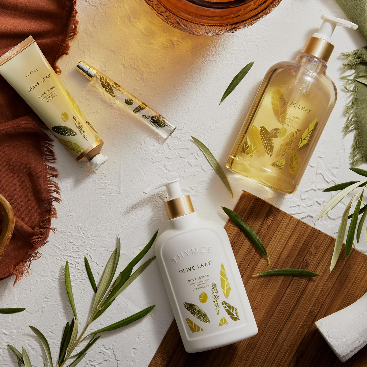 Thymes pump detail highlighting dispenser and easy one-handed use for efficient dosing