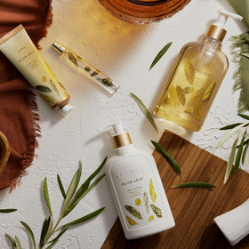 Thymes pump detail highlighting dispenser and easy one-handed use for efficient dosing
