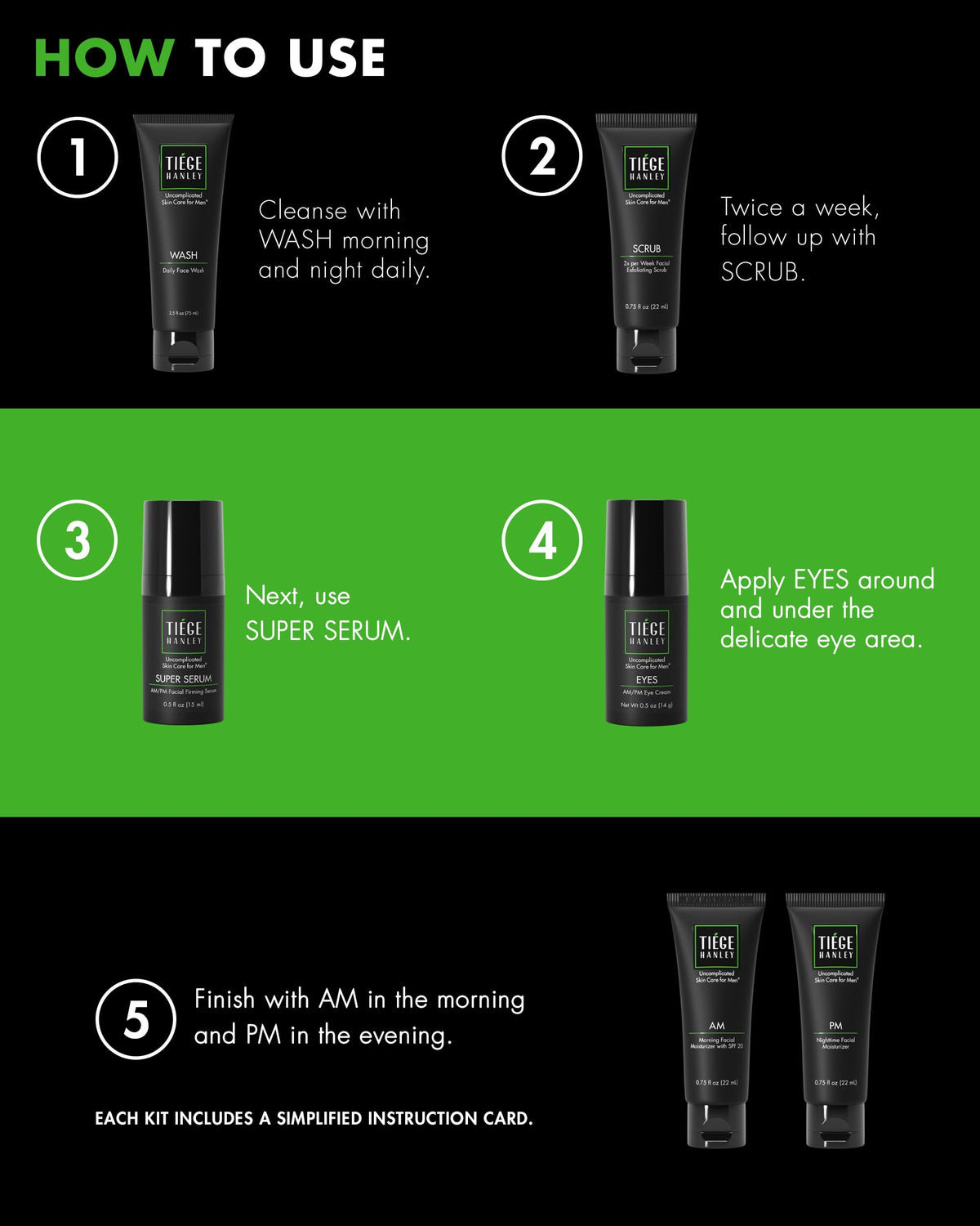 Tiege Hanley firming serum being applied from dropper to demonstrate lightweight absorption