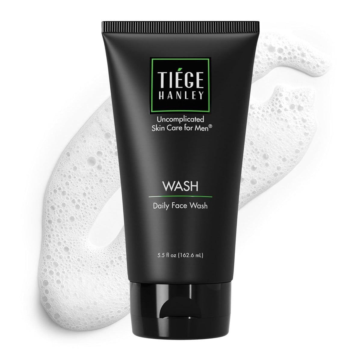Tiege Hanley front packaging showing clean design and product name for easy identification