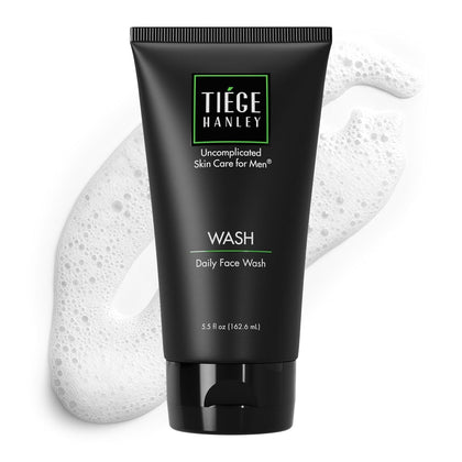 Tiege Hanley front packaging showing clean design and product name for easy identification