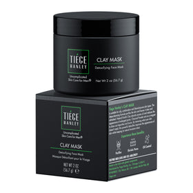 Tiege Hanley front packaging showing 2 oz tube and brand clarity benefit
